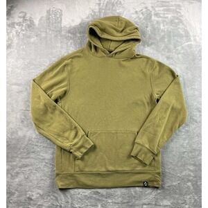Origin Maine Hoodie Mens Small Green Kilo Lite Fleece Lightweight USA Made READ